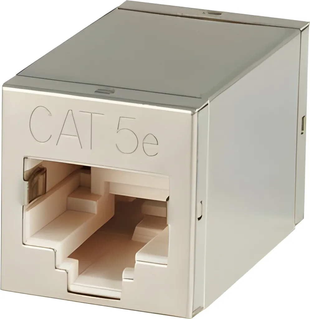 Lindy 60187 Accoppiatore RJ45 Cat 5e STP Schermato - Prolunga Rete Metallo