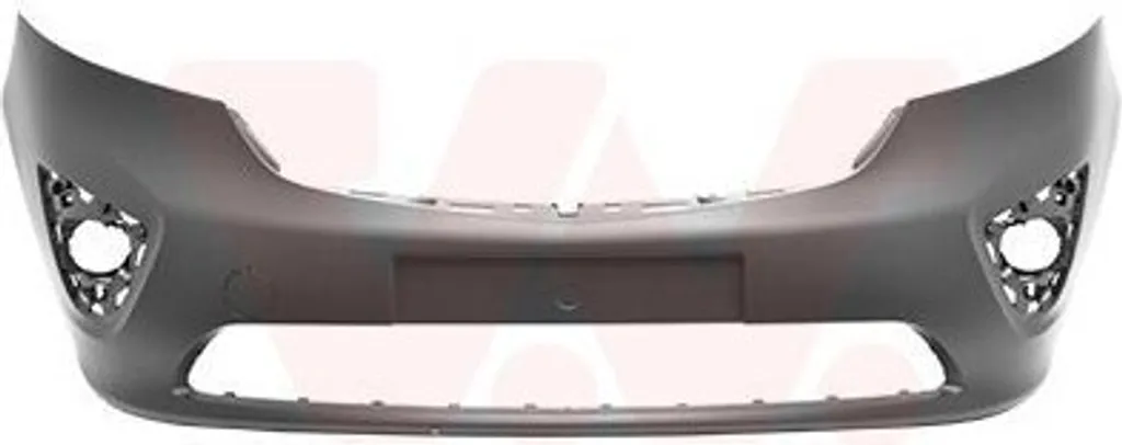 Bouclier avant noir VAN WEZEL pour Opel Vivaro B - Pièce Carrosserie