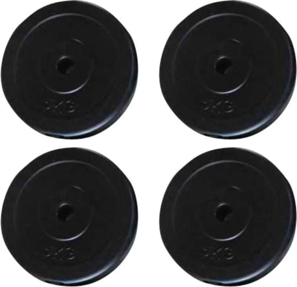 Poids de musculation 20 kg lot de 4 disques pour haltères et barres
