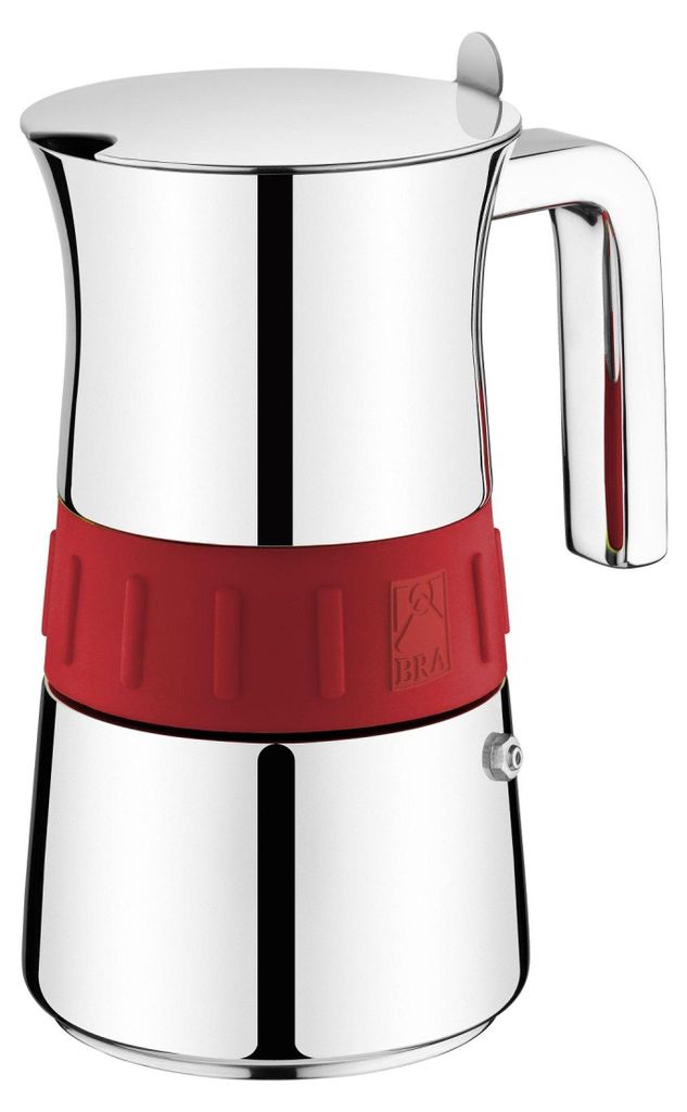 Monix Mokakanne Elegance rot - 4 Tassen Produktbild 
