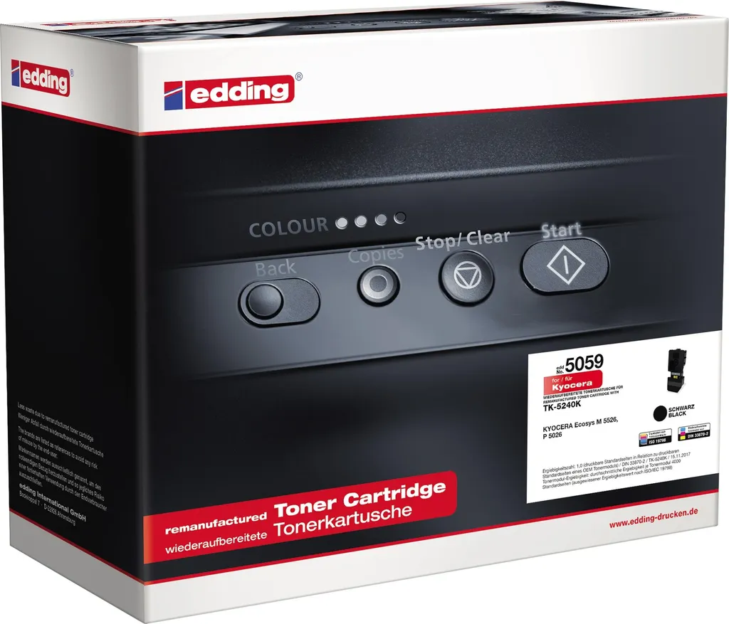 Analisi Tecnica Edding EDD-5059 Compatibile TK-5240K Nero 4k