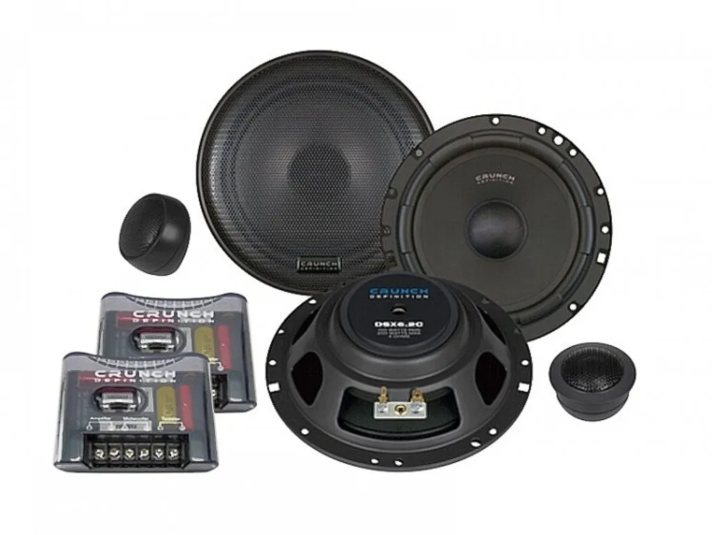 Haut-parleurs voiture Crunch DSX6.2C 16,5cm Kit éclaté série Definition