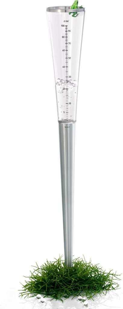 Blomus pluviomètre Campo acier inoxydable acrylique Sale Image du produit 