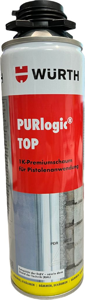 Würth Bauschaum Purlogic Top Montageschaum 1K 500ml Profi Produktbild 