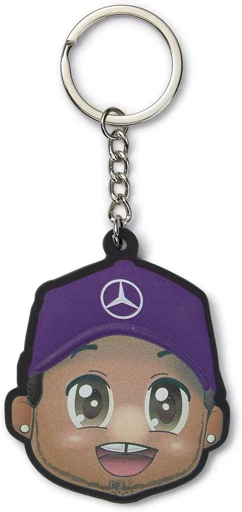 Porte-clés de Collection Mercedes MAPF1 FW Jaune Fluo pour Passionnés