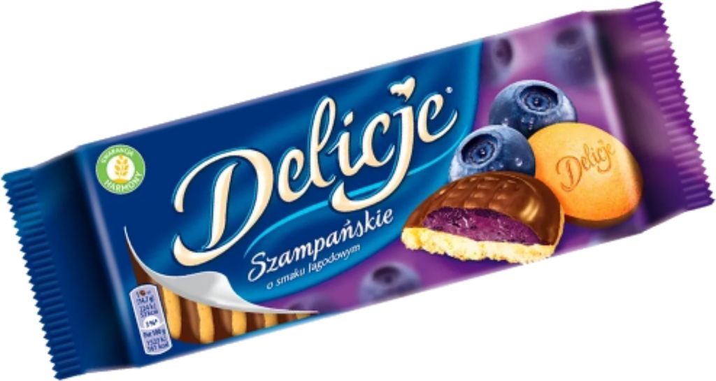 Delicje Champagner-Beeren-Biskuits in Schokolade 147 g
