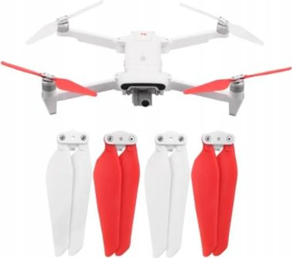 Hélices de Rechange pour Xiaomi Fimi X8 SE 2020 Coloris Rouge et Blanc