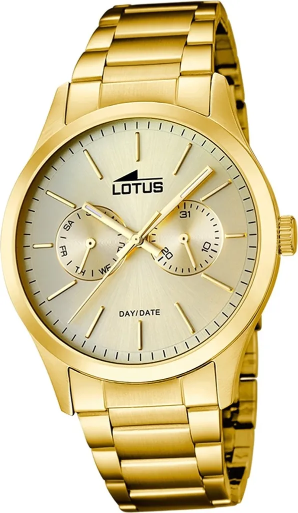 Montre-bracelet minimaliste Lotus dorée L15955/2 pour homme chic