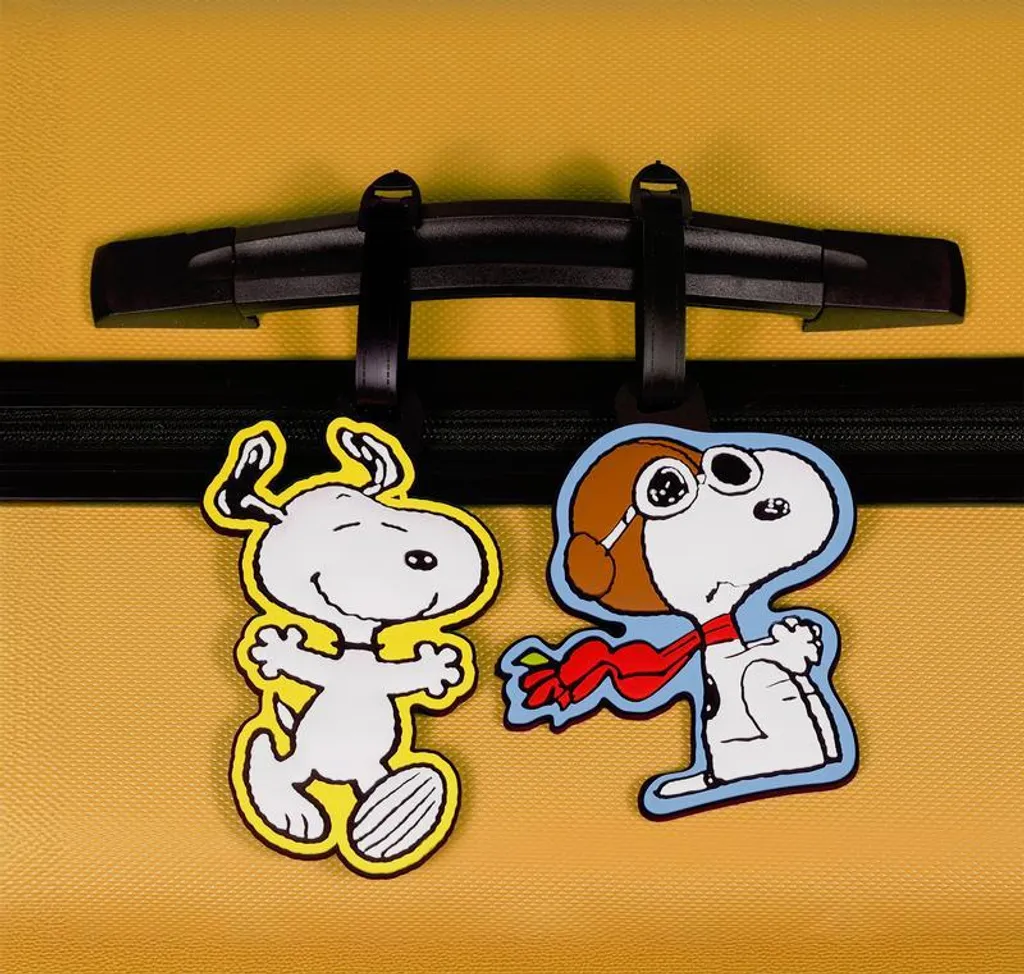 Porte-clés Valise Multicolore Snoopy - Design Peanuts Standard Résistant