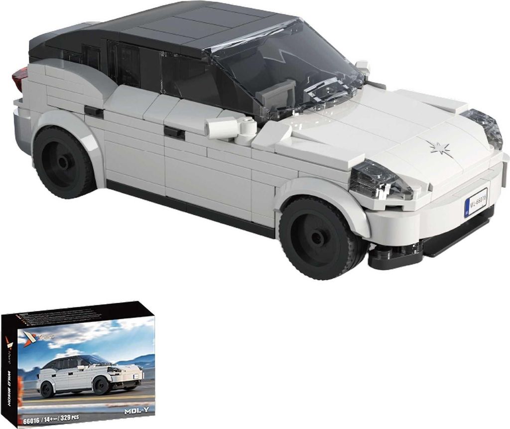 Bausatz Cyber Auto Modell 66016 mit 329 Klemmbausteinen, Produktbild 