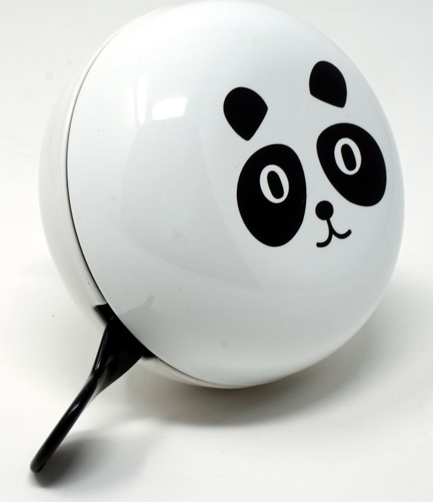 80 mm XXL Fahrrad Klingel Glocke Grosser Panda Bär Fahrradglocke Ding Dong 2-Klang