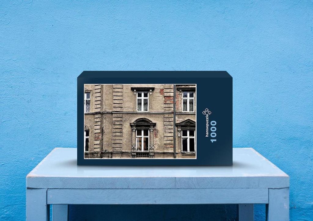hansepuzzle 64846 - Alte Fenster Puzzle, 1000 Teile, Gebäude, 60,0 x 46,0cm mit hochwertiger Aufbewahrung, Kartonbox & Beutel