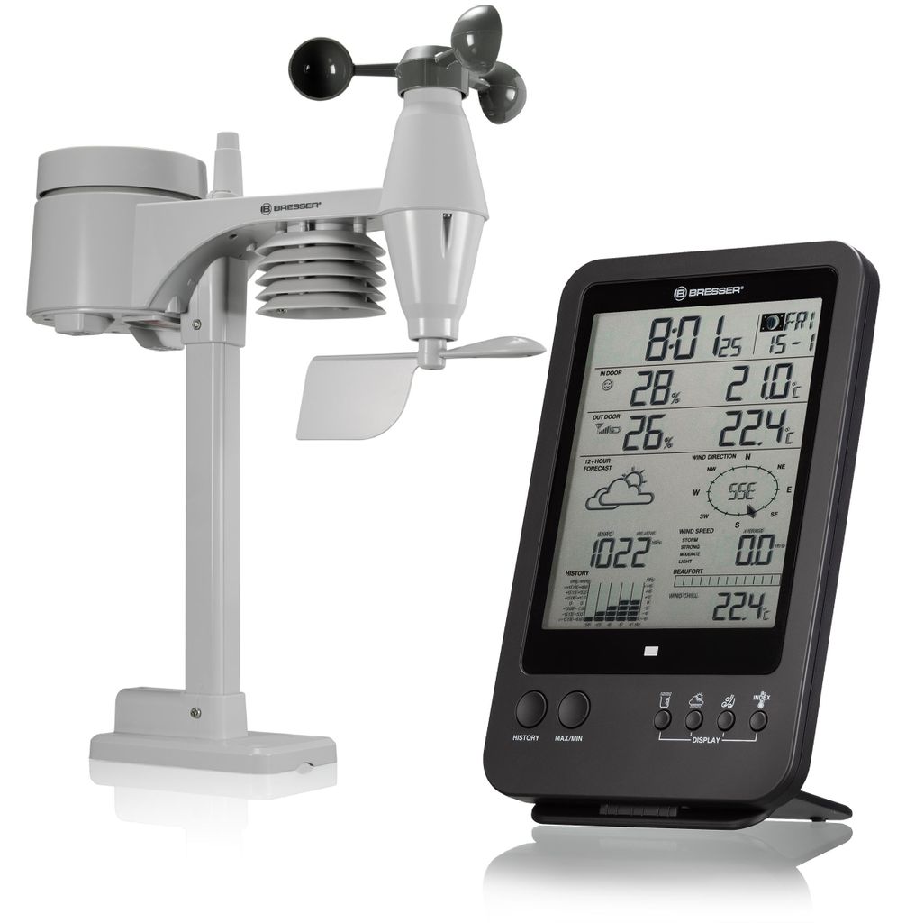 Bresser Optics 7002510, Černá, Anemometr (větroměr), Obrázek produktu 
