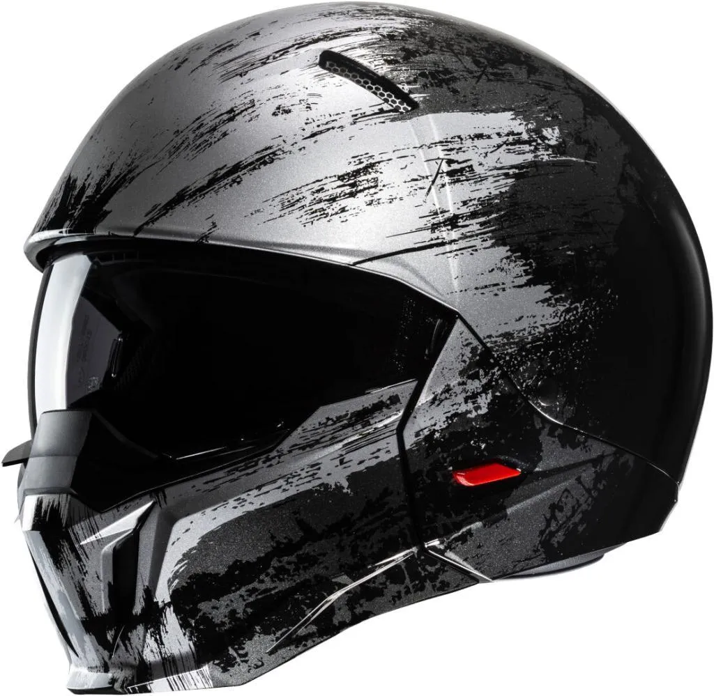 Casque moto modulable HJC i20 Furia S avec mentonnière amovible noir