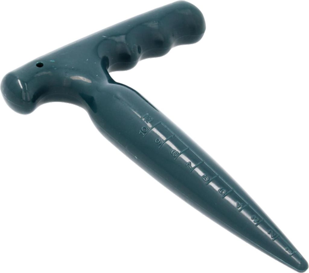 MIKONI Pflanzholz 18 cm Pflanzenstab Pflanzer Pflanzholz Pikierstab Pflanzhilfe