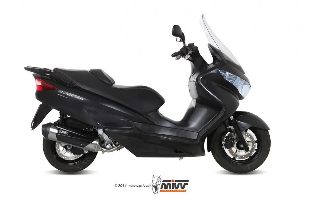 Ligne MIVV Urban Suzuki Burgman 200 Homologuée Catalysée en Inox Brossé
