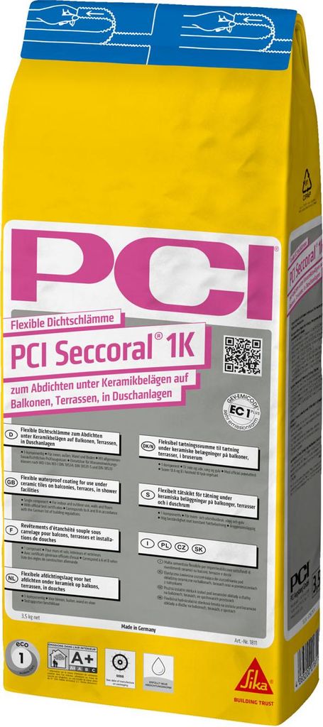 PCI Seccoral 1K 3,50kg Beutel grau