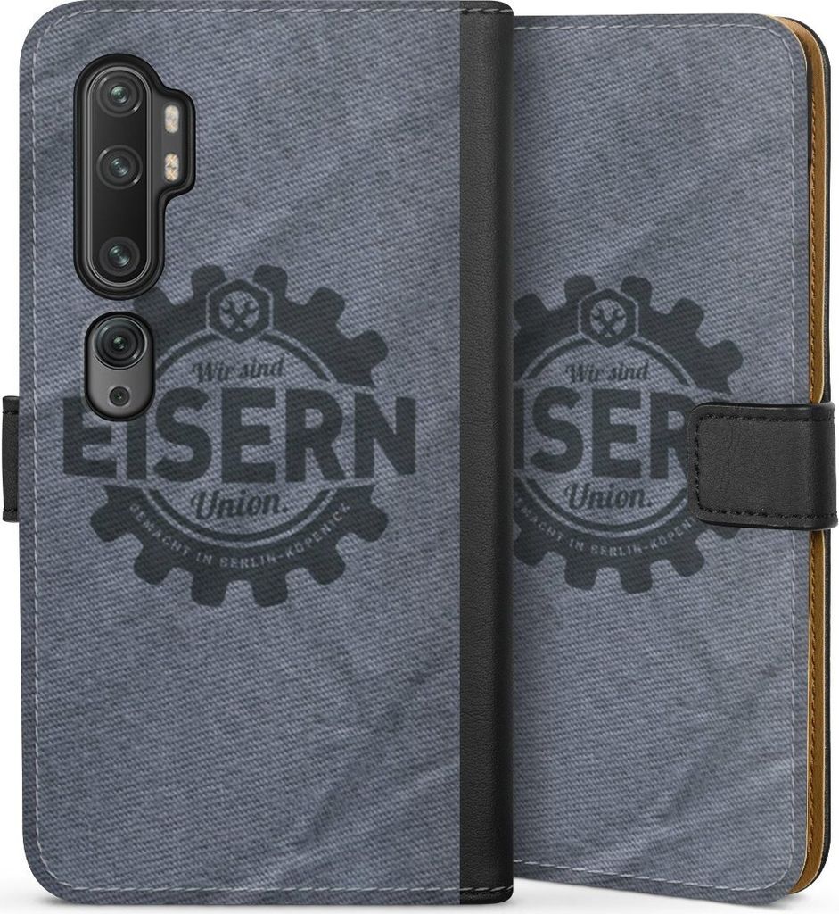 DeinDesign Klapphülle für Xiaomi Mi Note 10 Pro Handytasche Lederhülle Tasche 1. FC Union Berlin FCU Offizielles Lizenzprodukt
