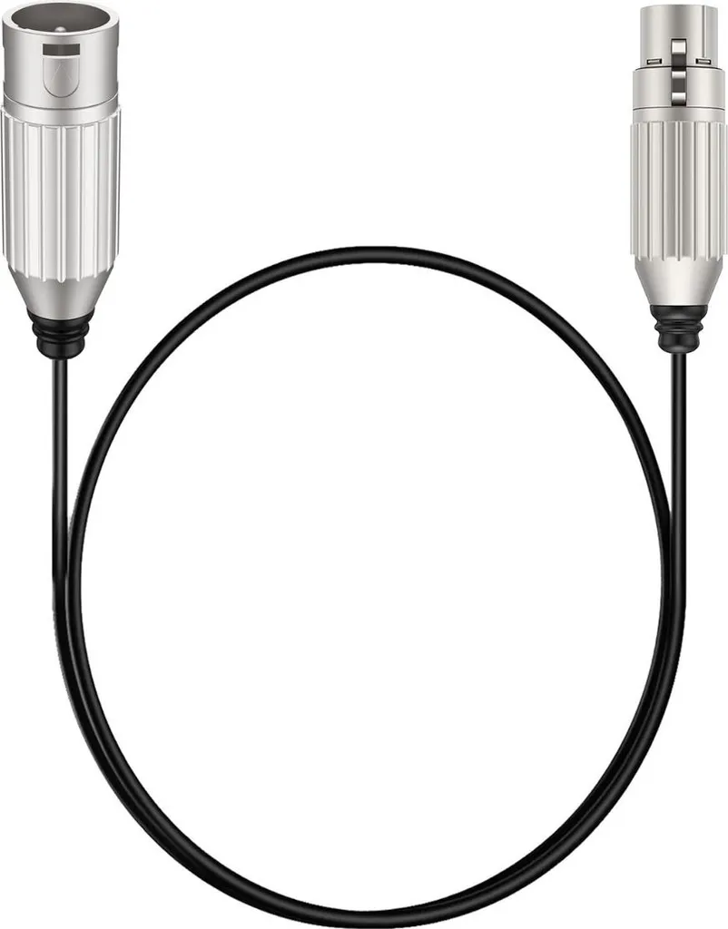Câble XLR 5m cuivre sans oxygène INF prolongateur haute fidélité Argent