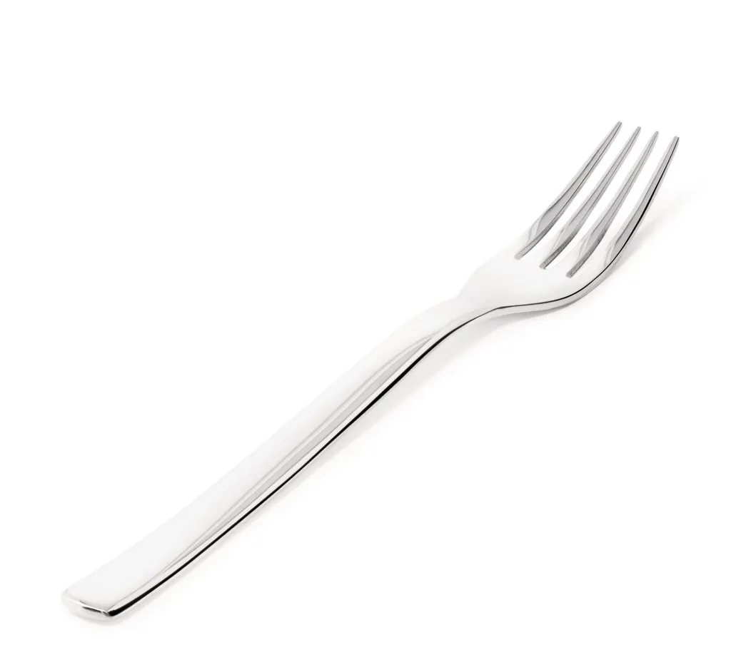 Set 6 Forchette Dessert Alessi Ovale Acciaio Mirror Polished REB09/5