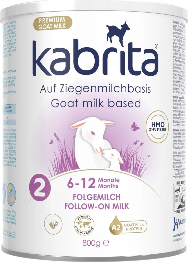 Kabrita | Ziegenmilch Folgemilch 6-12 Monate | Hochwertige Produktbild 