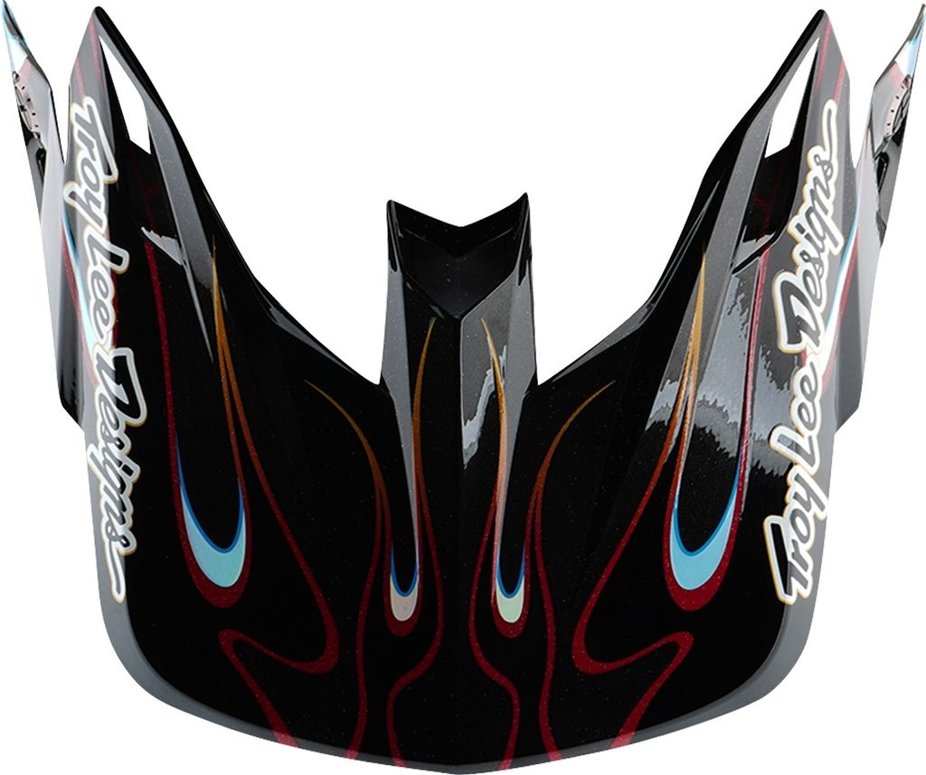 Troy Lee Designs SE5 ECE Carbon Helmvisier, Torched, black/red