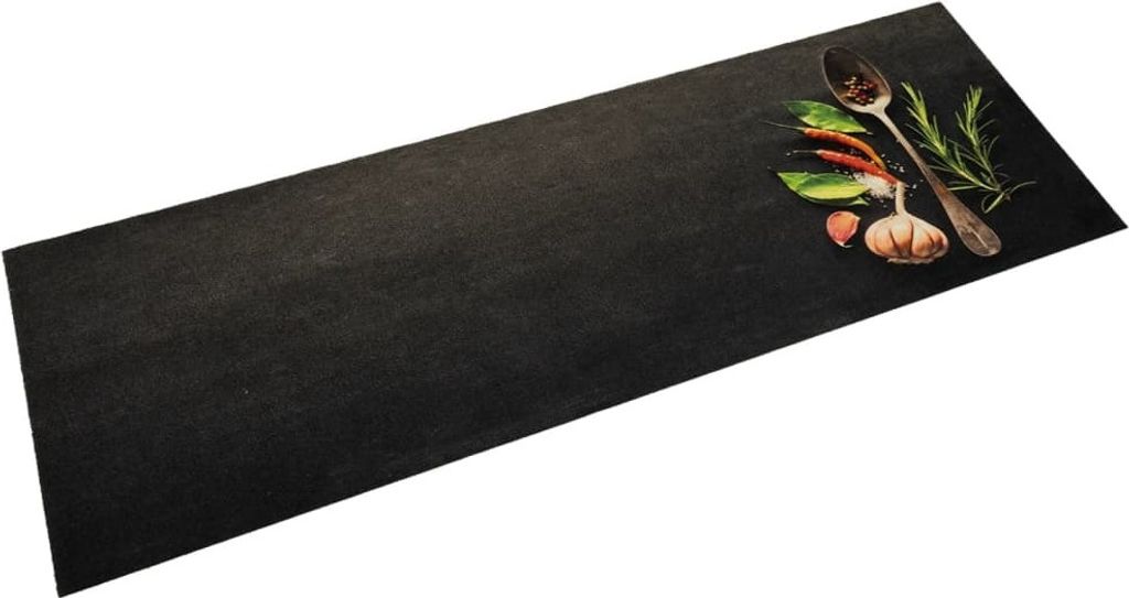 Küchenteppich Waschbar Gewürze 60x180 cm Samt
