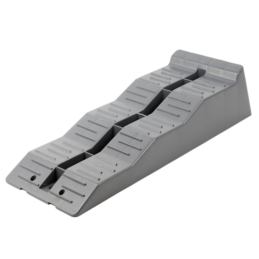 Fiamma Level Up Lot De 2 Cales D'Équilibrage + Sac De Transport 4-10 Cm Gris