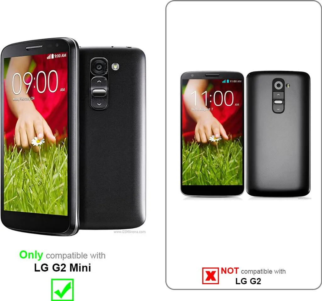 Cadorabo 10 Pezzi Pellicola LG G2 MINI Bianco - Ultra Clear Protection