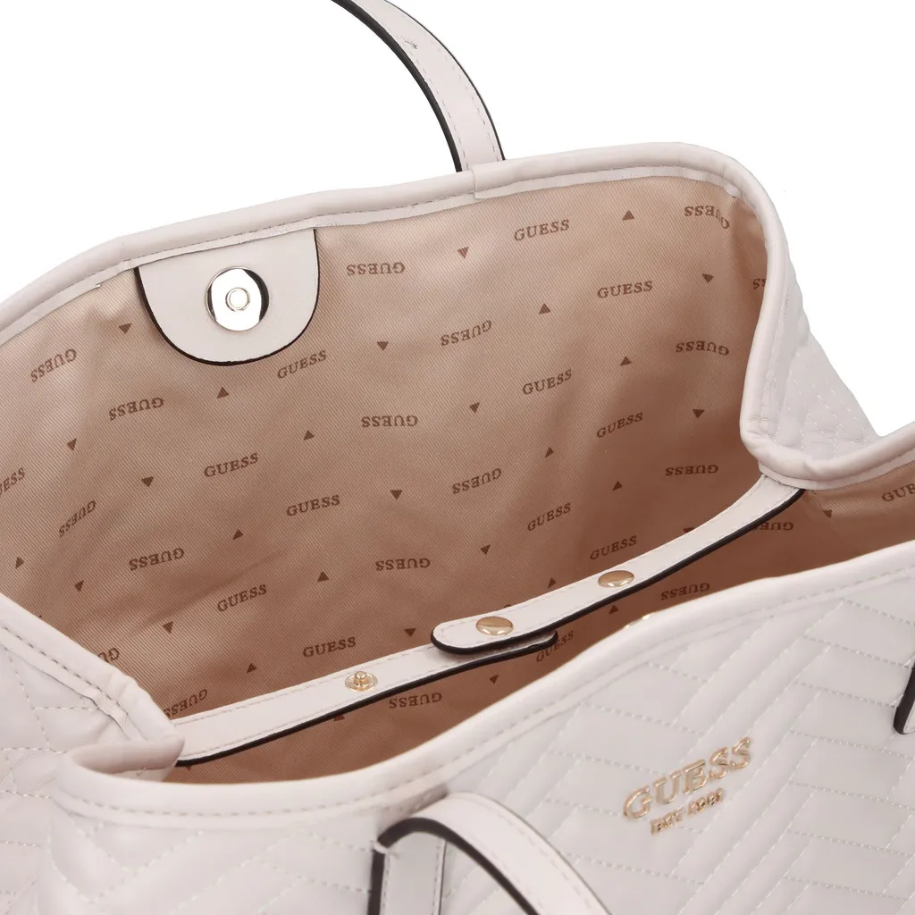 Borsa Guess HWQG9318290STO Stone: Shopping Bag Donna Design Trapuntato - 10