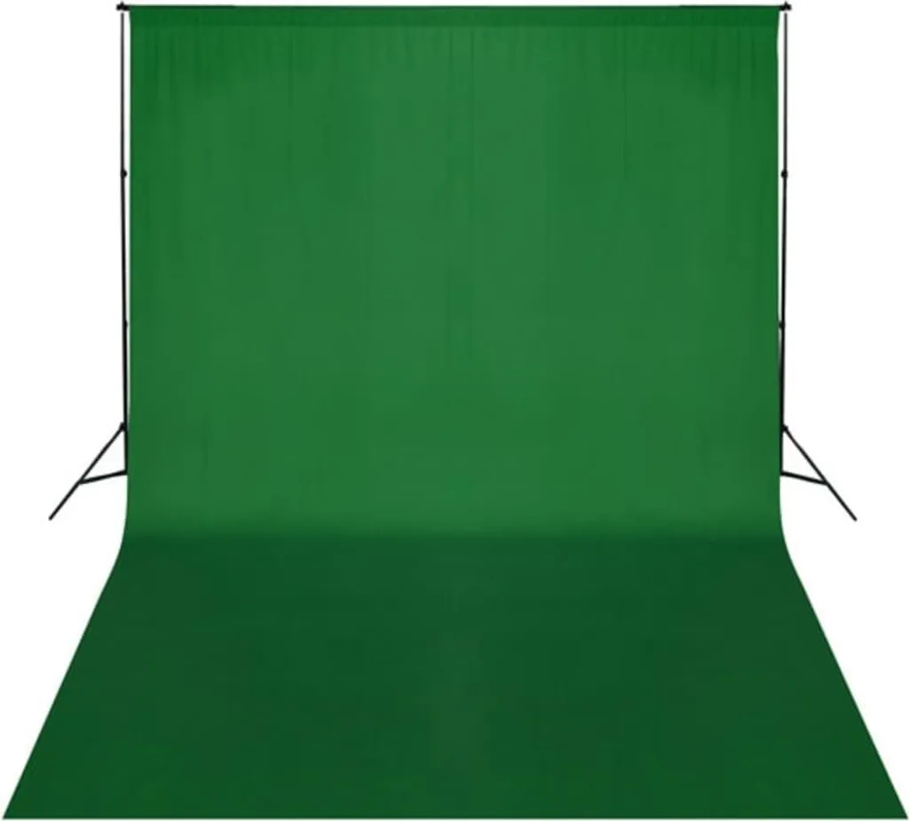 Sfondo Verde Croma-Key 500x300 cm in Cotone 100% | vidaXL Professionale