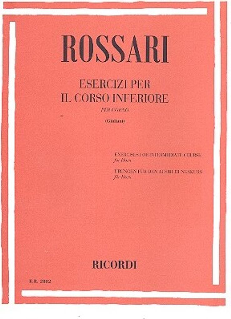 Esercizi per il corso inferiore per corno