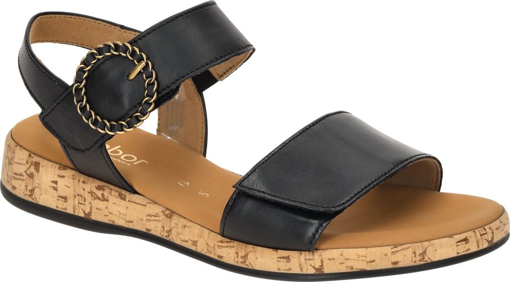 Gabor 82.734 Damen Sandalette - Riemchen Sandalen schwarz Elegant NEU
