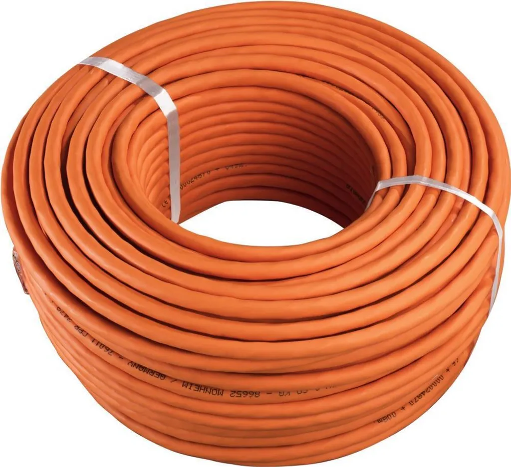 Câble Réseau pour Installation Ethernet Cat.7 S/FTP 50m - 10Gbit/s Hama