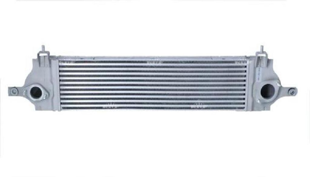 Ladeluftkühler 654 mm - 166 mm NRF passend für u.a. NISSAN QASHQAI
