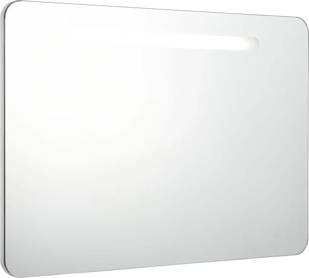 Armoire de toilette avec miroir lumineux LED meuble mural de bain