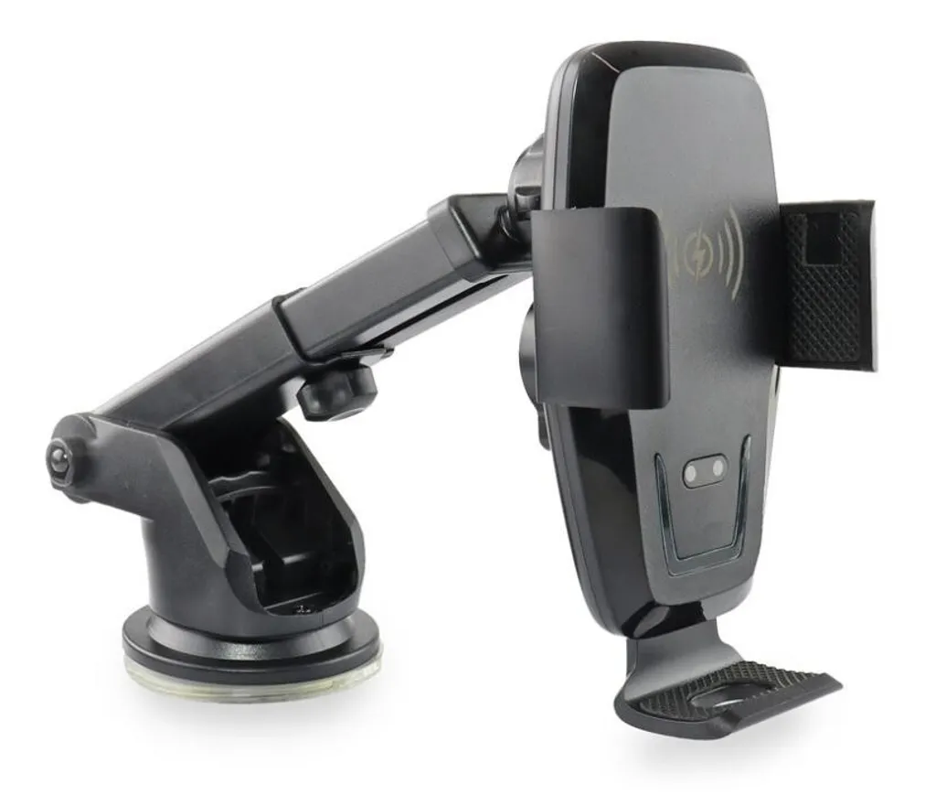 Supporto per telefono da auto a ventosa con caricatore wireless QC 3.0 - 3