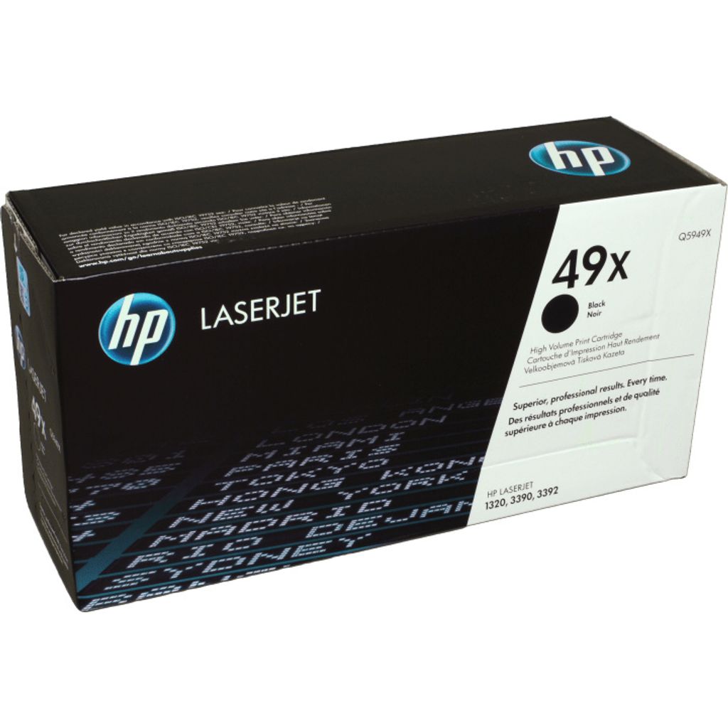 HP 49X Schwarz Original LaserJet Tonerkartusche mit hoher Produktbild 