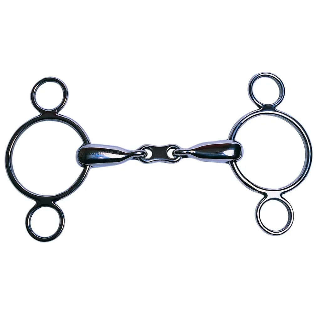 Mors Bridon Korsteel French Link en Inox pour un Contact Doux 125mm