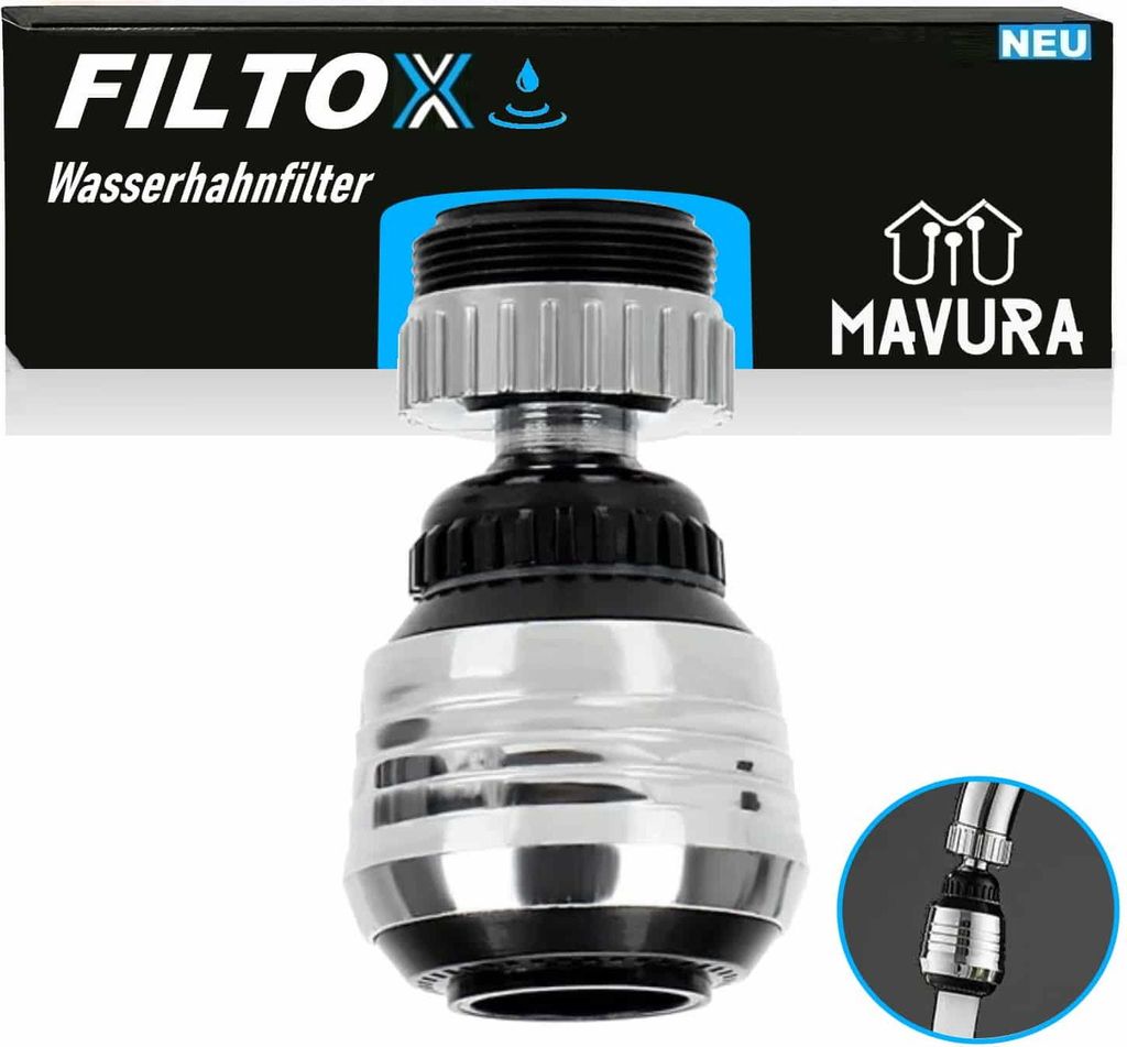 FILTOX wodooszczędna nasadka na kran perlator obrotowa Zdjęcie produktu 