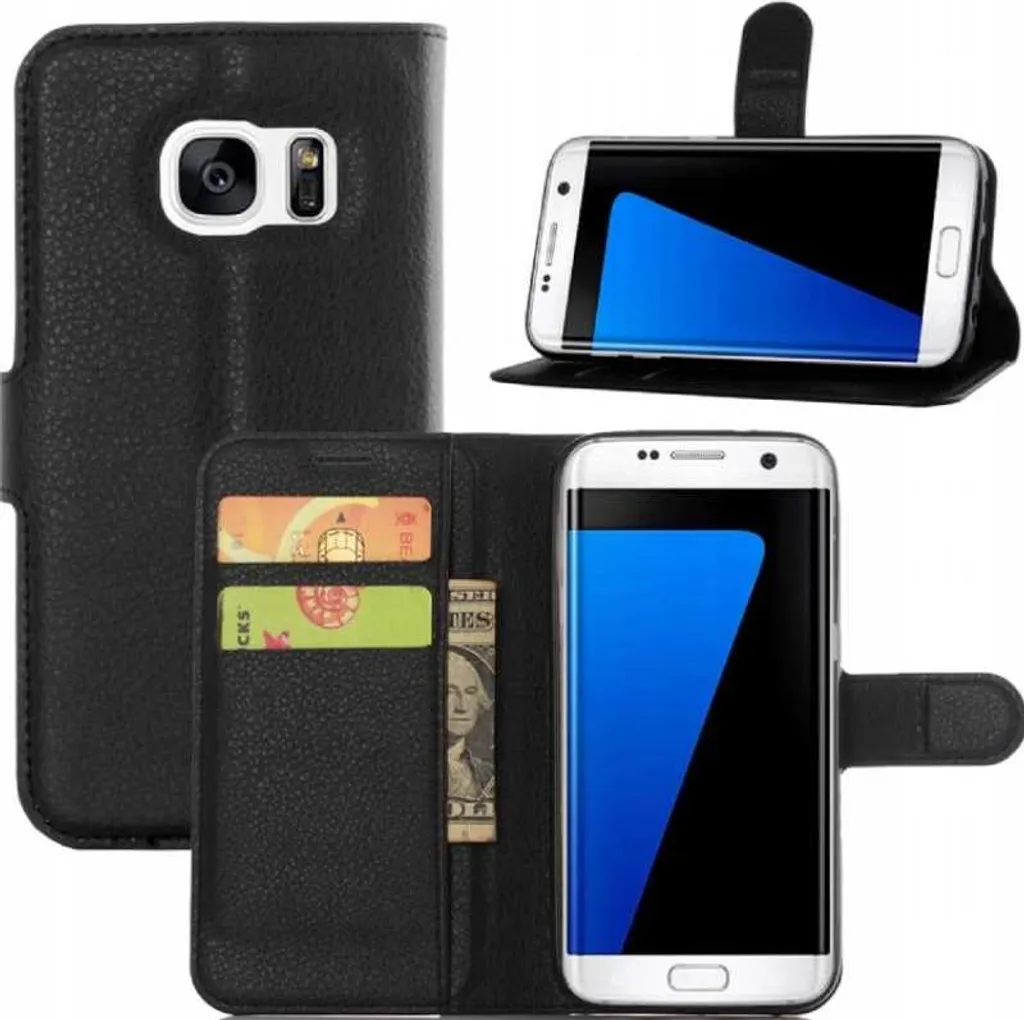 Custodia Samsung S7 Flip Nero: Stile Executive e Protezione Totale