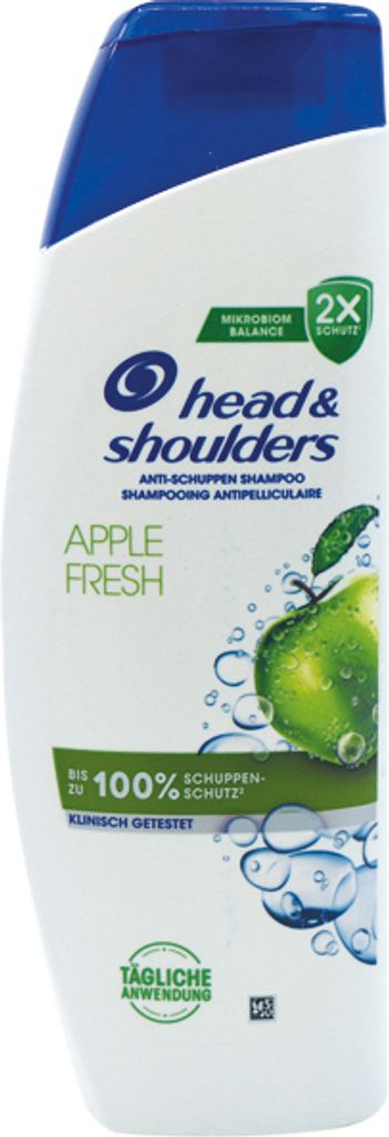 head&shoulders® APPLE FRESH Shampoo 300 ml Produktbild 4