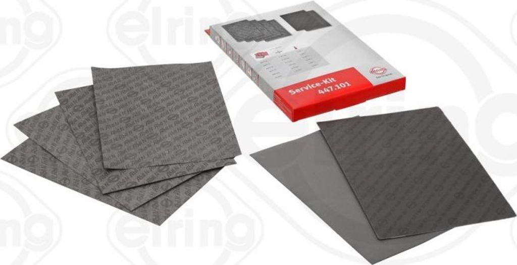 A product shot of Elring sealing paper service kits.