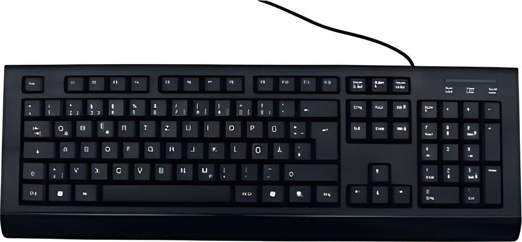 MediaRange Tastatur Standard Keybord black USB 2.0 Produktbild 