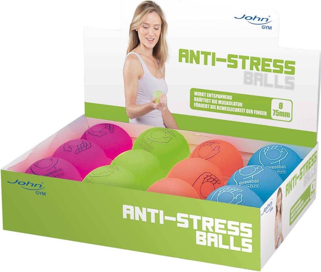 Stresová loptička neónová 7,0 cm, 1 kus Obrázok produktu 