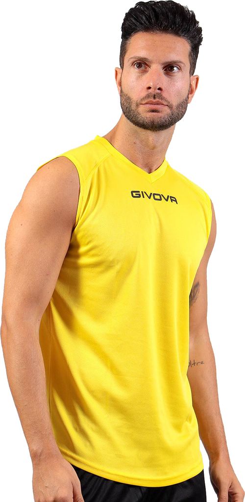4XL|Givova One Smanicato Herren Tank Top Trikot MAC02-0007