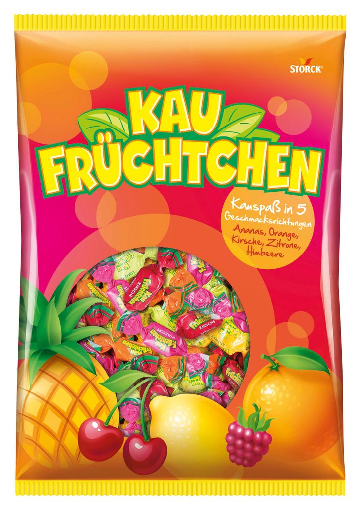 Storck Kau Früchtchen in verschiedenen Geschmacksrichtungen Produktbild 