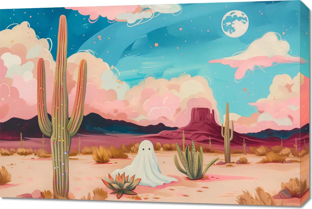 Stampa su Tela Cactus 90x60 - Quadro Moderno Economico Alta Qualità