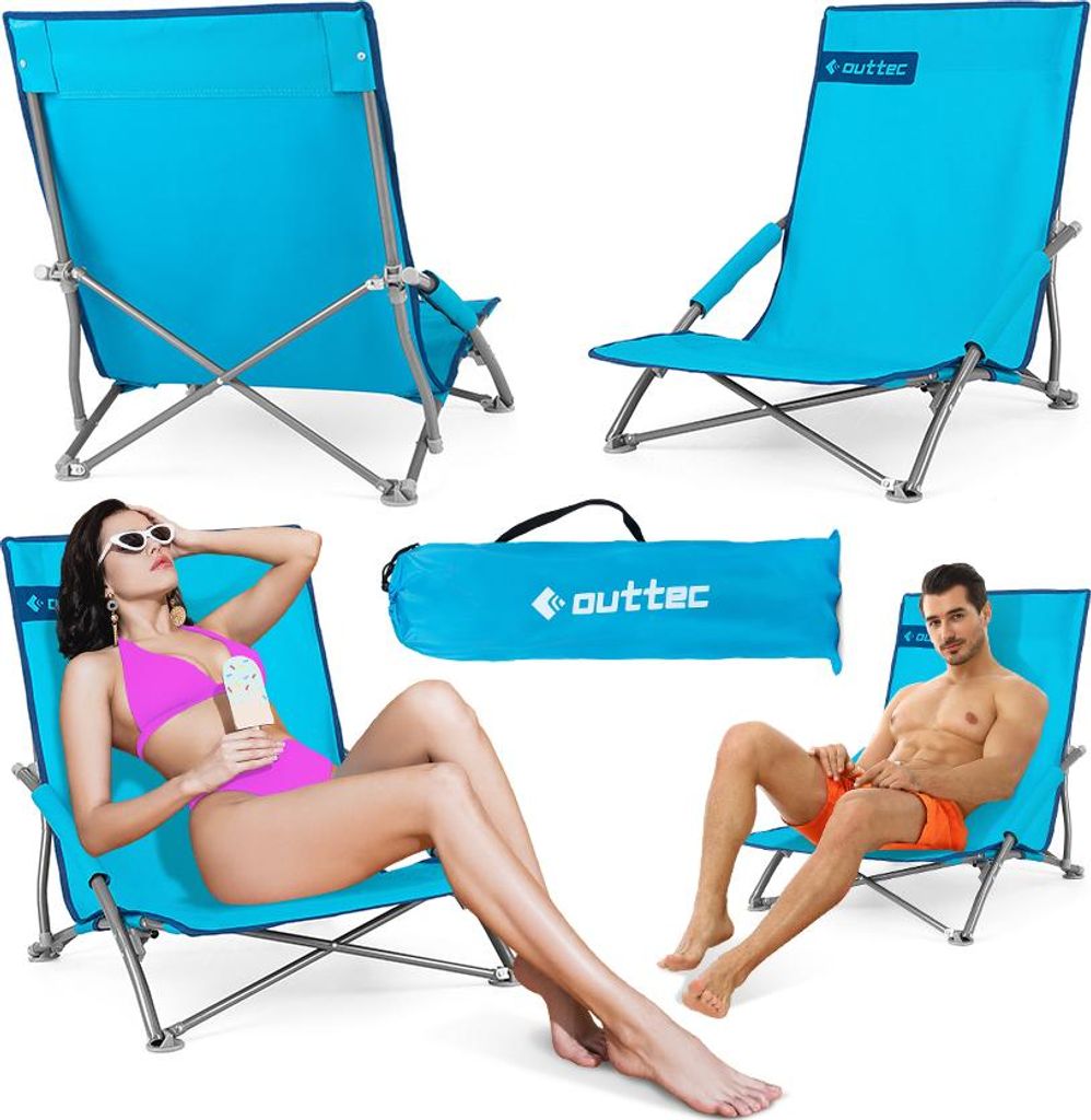 Outtec® Kempingová stolička - do 125 kg - Rybárska Obrázok produktu 