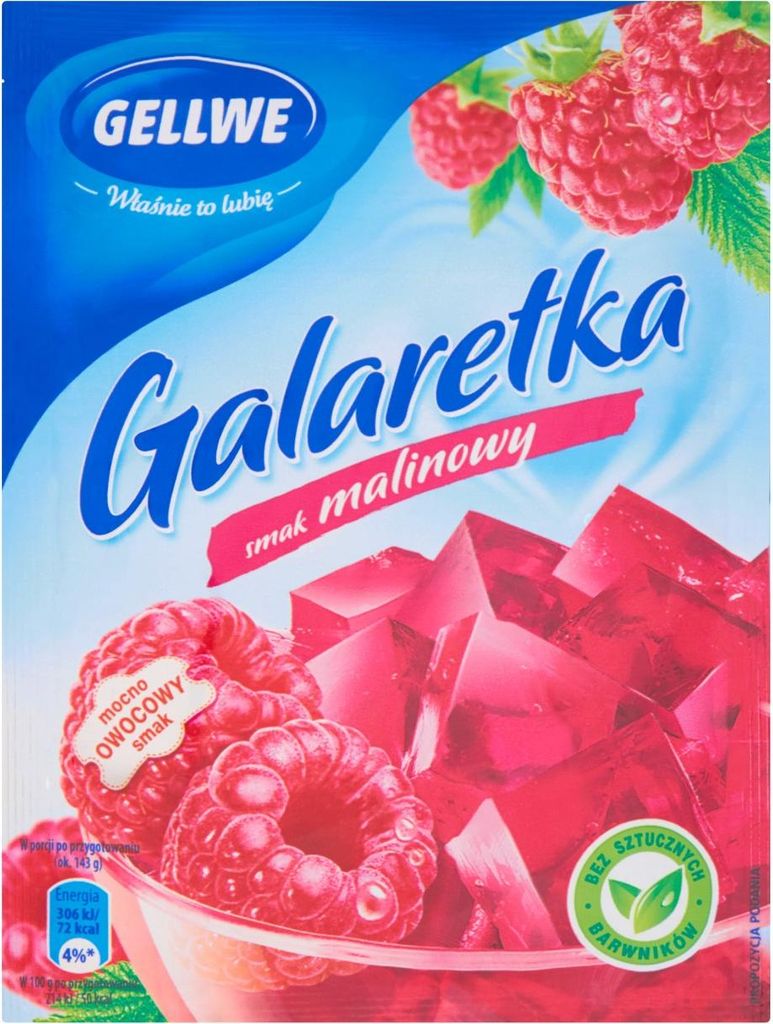Raspberry jelly powder 72 g Obrázek produktu 